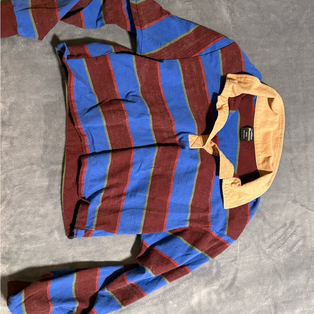 Netflix Stranger Things Multicolor Striped Shirt